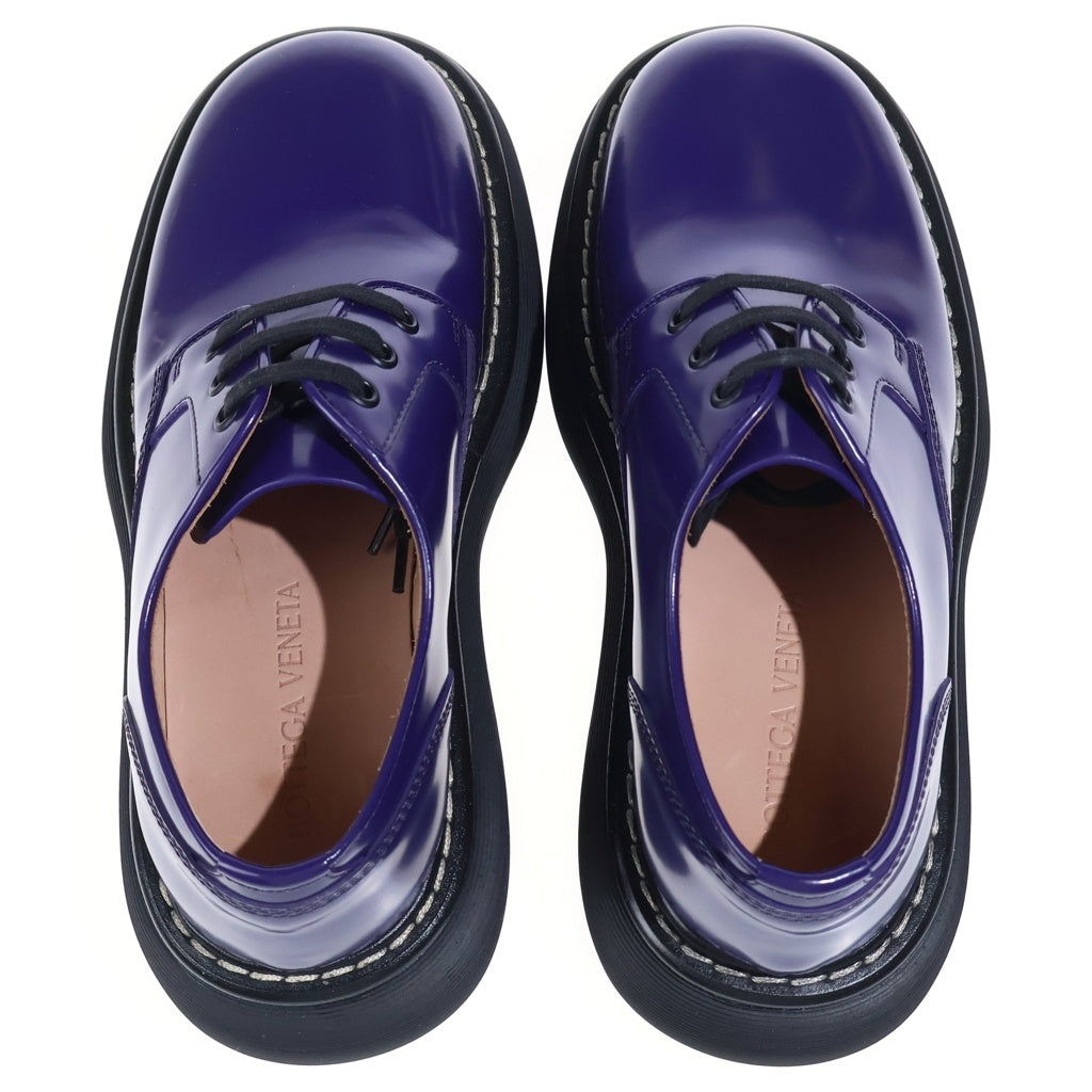 BOTTEGA VENETA(ボッテガヴェネタ) The Bounce Swell Lace Up Shoe ザ バウンス スウェル レースアップ ダービー ドレスシューズ パープル レディース