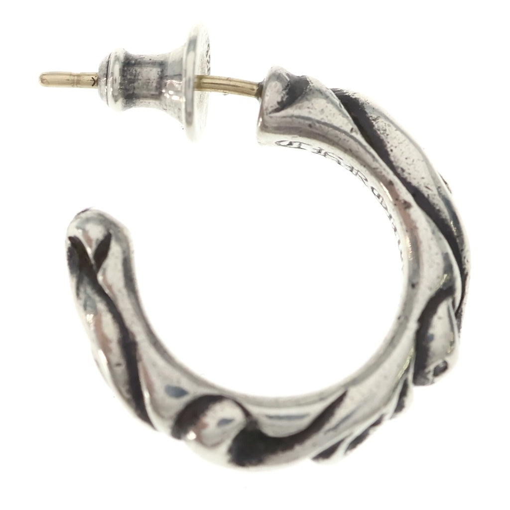 CHROME HEARTS(クロムハーツ) HOOP SCROOL スクロール フープピアス シルバー BCA102