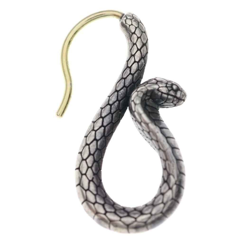 Justin Davis(ジャスティンデイヴィス) COBRA EARRING コブラ ピアス シルバー SEJ411