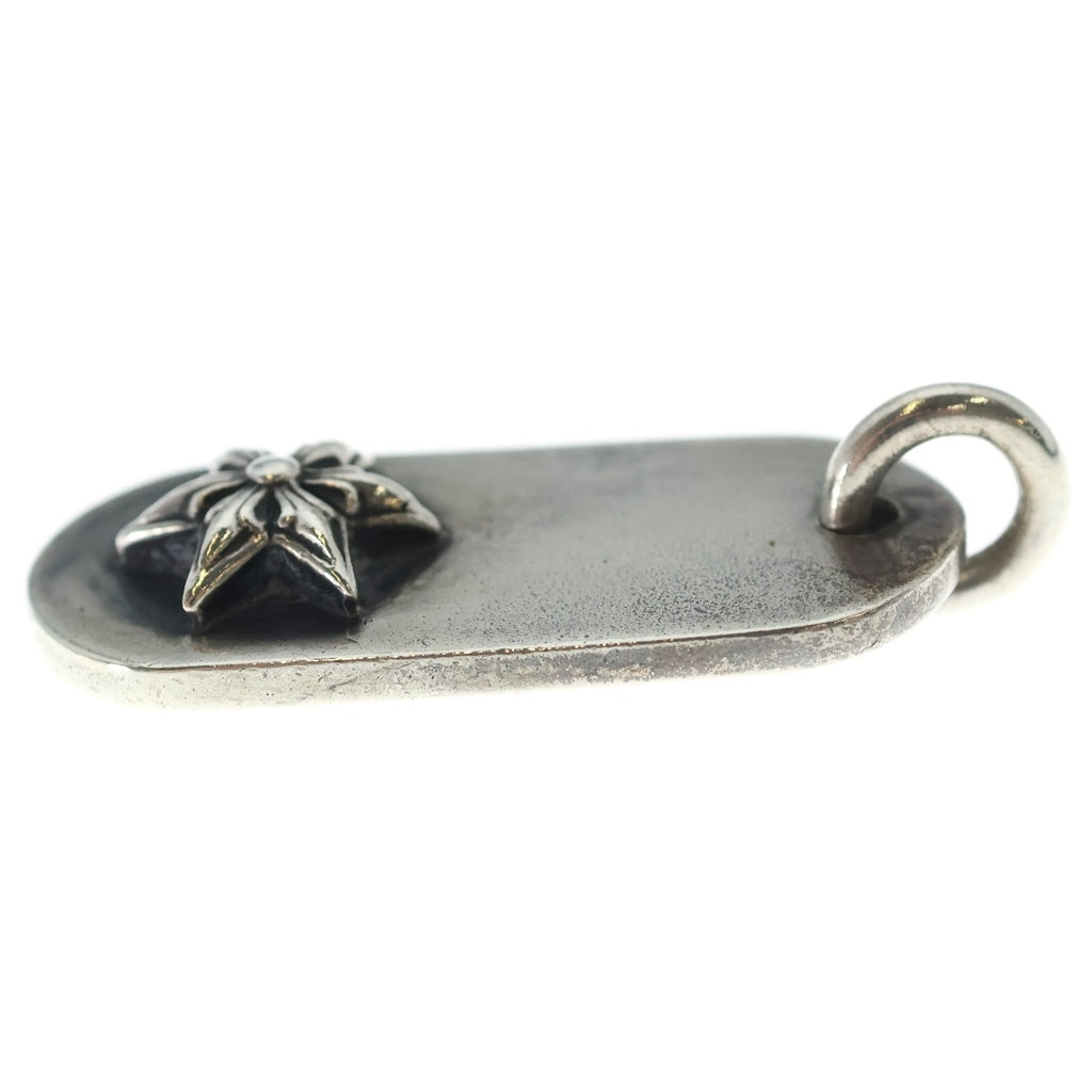 CHROME HEARTS(クロムハーツ) RAISED STAR DOGTAG レイズドスタードッグタグ シルバーネックレストップ