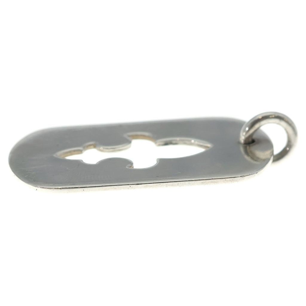 CHROME HEARTS(クロムハーツ) D TAG LRG BS FLUER BSフレア ラージドッグタグ シルバーネックレストップ