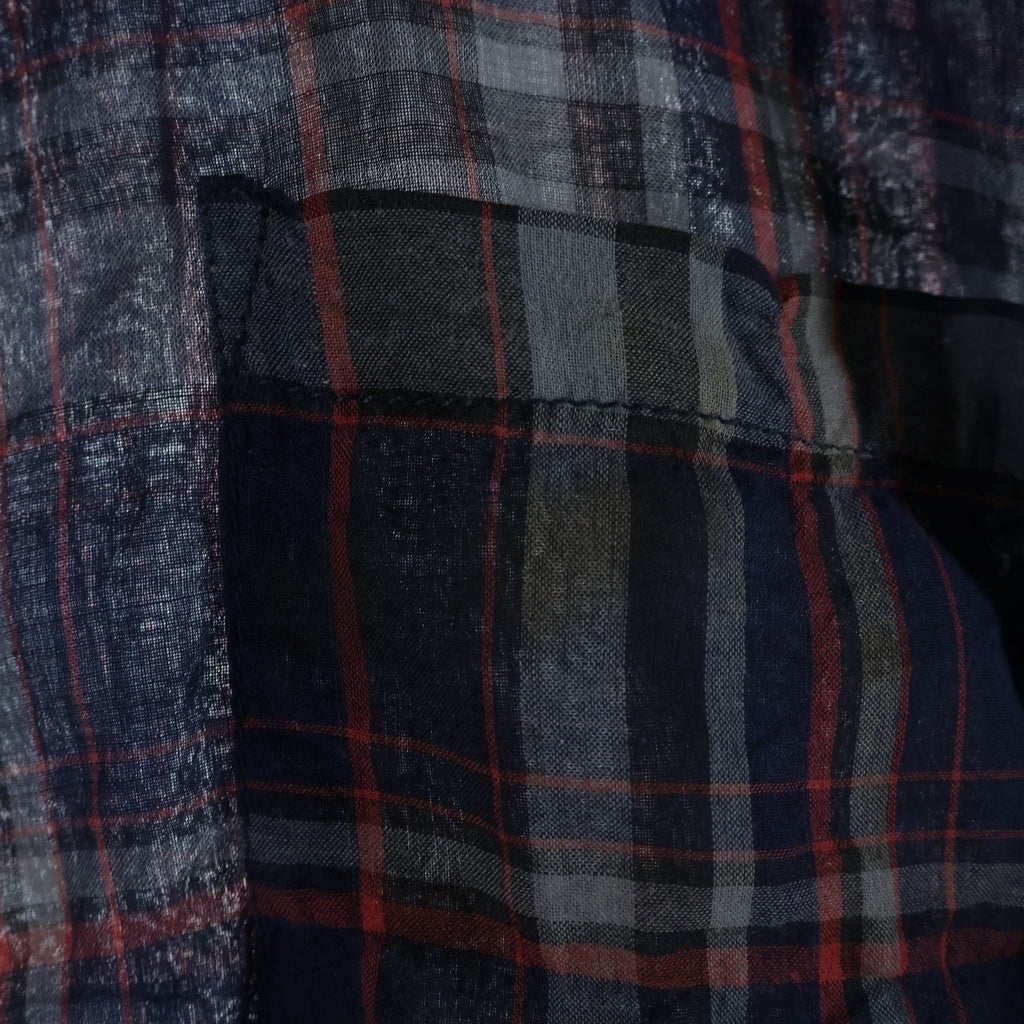 CHROME HEARTS(クロムハーツ) LOOSEENDS LS ルーズエンド チェック柄BSフレアボタン長袖シャツ