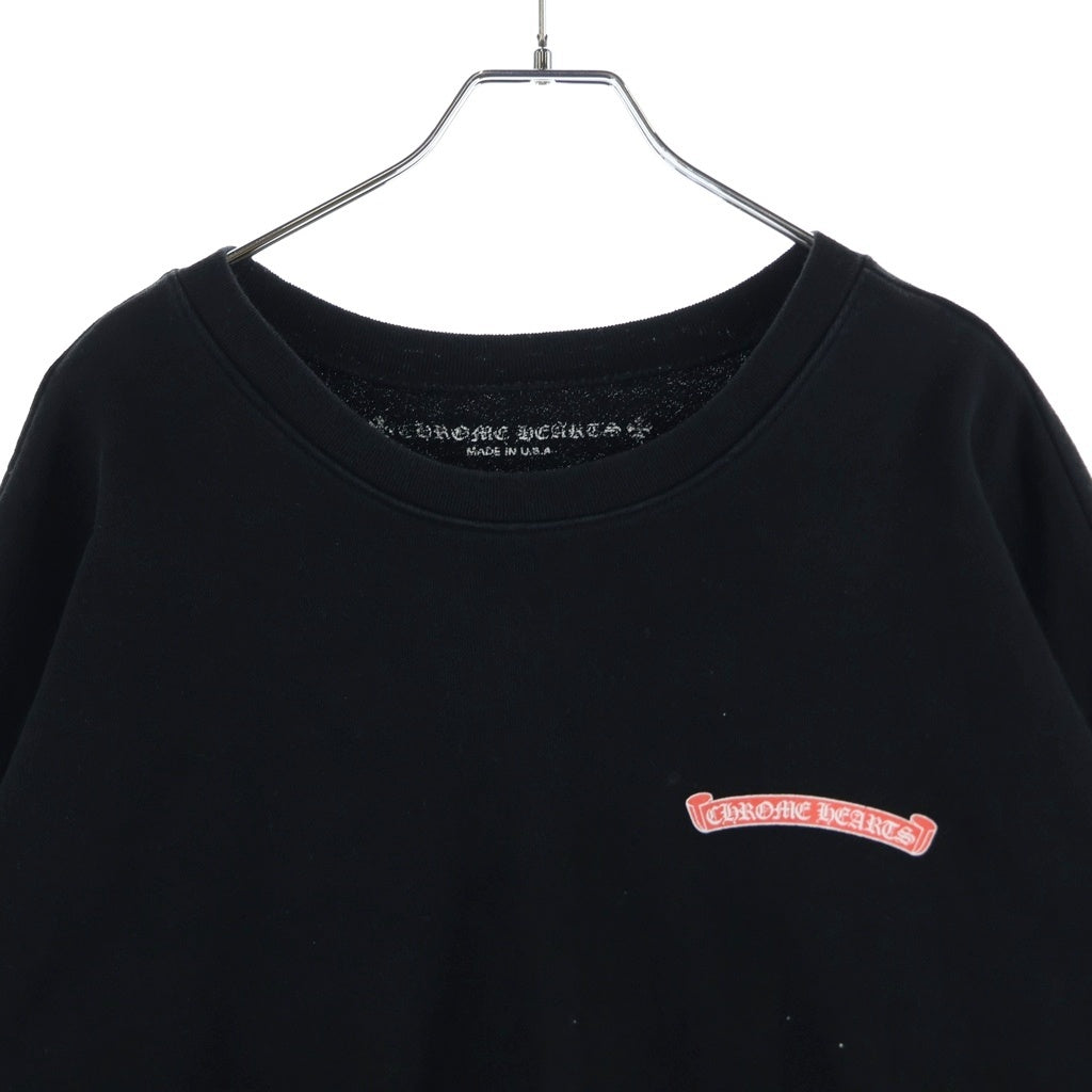 CHROME HEARTS(クロムハーツ) ×MATTY BOY STAYFAST RACE TEAM SWEAT グラフィックプリント クルーネックスウェットシャツ ブラック
