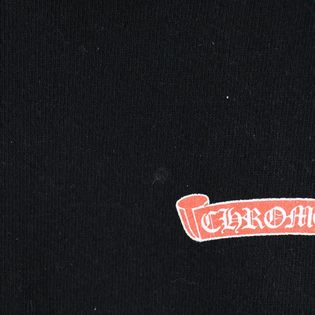 CHROME HEARTS(クロムハーツ) ×MATTY BOY STAYFAST RACE TEAM SWEAT グラフィックプリント クルーネックスウェットシャツ ブラック