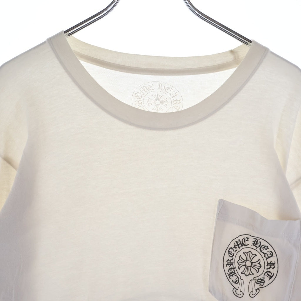 CHROME HEARTS(クロムハーツ) Multi Color Horseshoe L/S T-shirt マルチカラー ホースシュー クルーネック長袖Tシャツカットソー ブラック