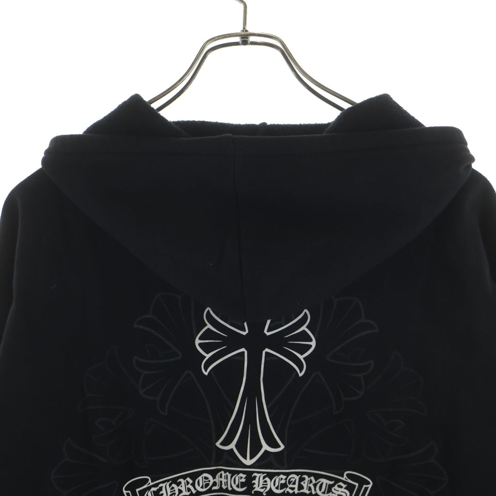 CHROME HEARTS(クロムハーツ) SWTSHRT HD ZIP CHクロス バックセメタリークロスプリント ジップアップパーカー