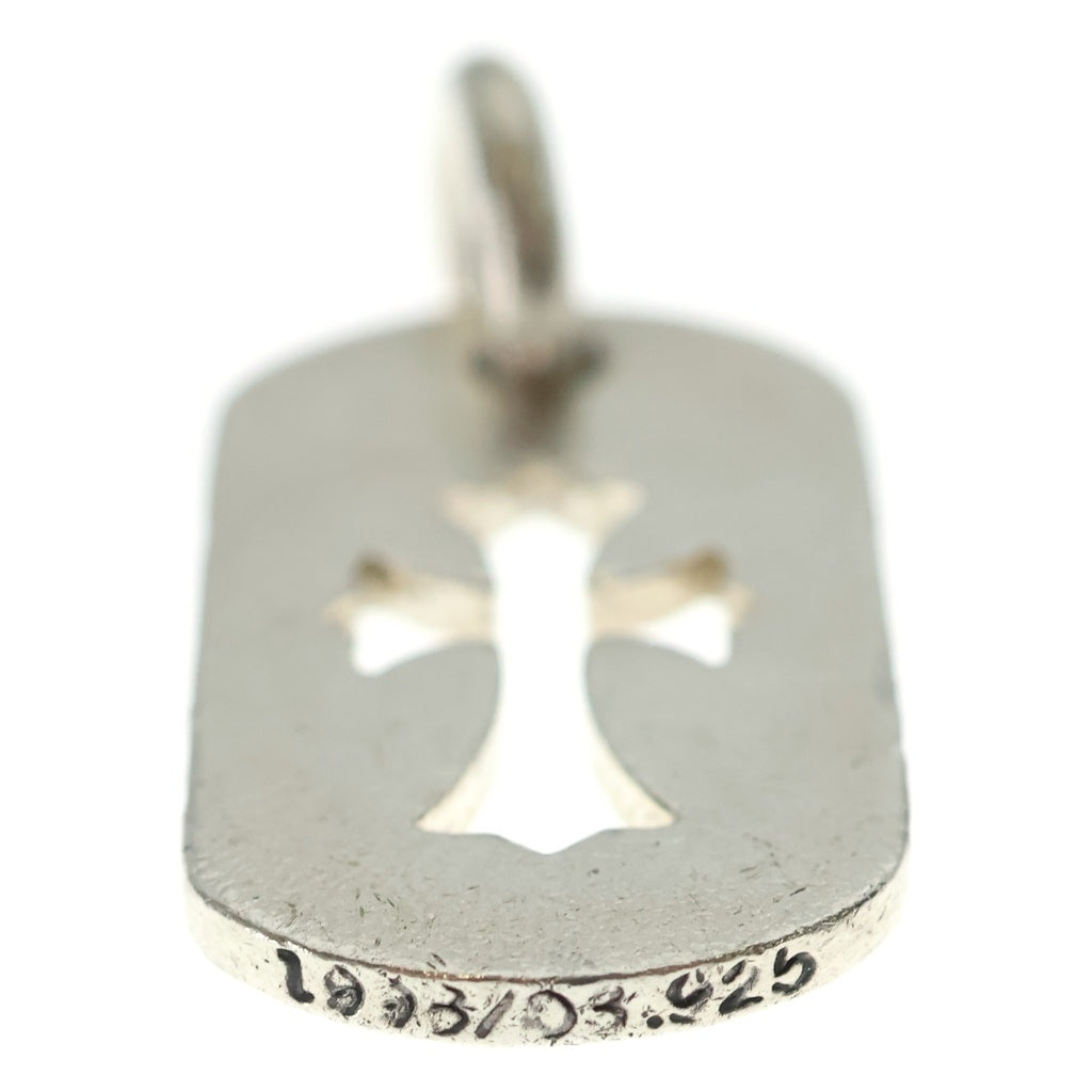 CHROME HEARTS(クロムハーツ) D TAG SML CO CRS カットアウトクロスドッグタグ スモール ペンダントトップ シルバー BCA242