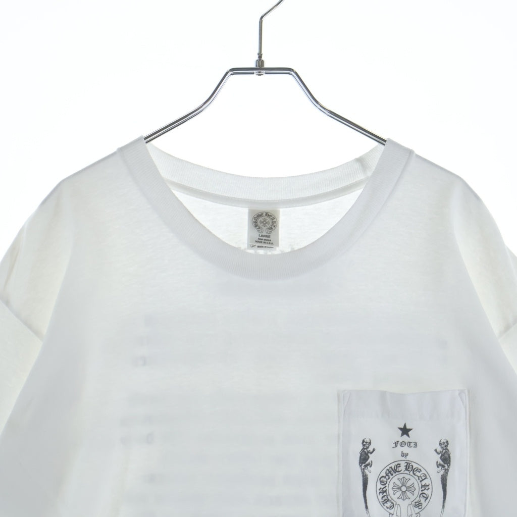CHROME HEARTS(クロムハーツ) FOTI S/S TEE フォティバックプリント ポケット半袖Tシャツカットソー