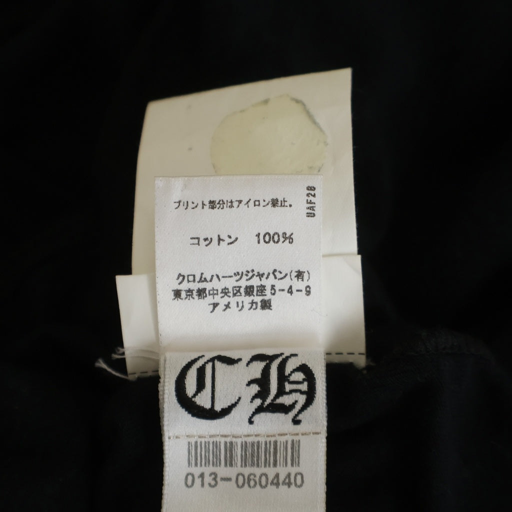 CHROME HEARTS(クロムハーツ) CH T-SHRT バックセメタリークロスプリント 半袖Tシャツ