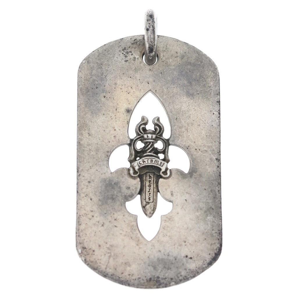 CHROME HEARTS(クロムハーツ) D TAG LRG FLE DAG フレアダガードッグタグ ラージドッグタグネックレストップ