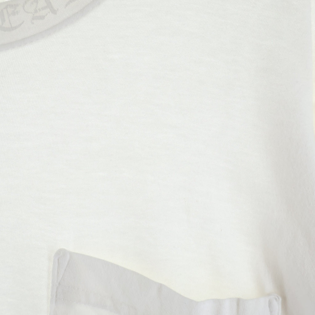 CHROME HEARTS(クロムハーツ) CH L/S TEE NECK LOGO ネックロゴプリント長袖Tシャツカットソー