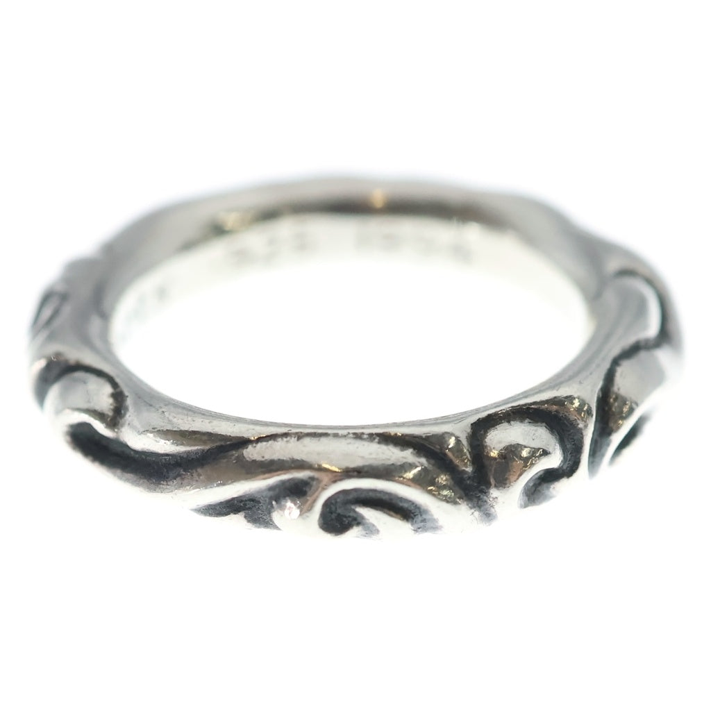 CHROME HEARTS(クロムハーツ) SCRL BAND スクロールバンド リング シルバー BCA351