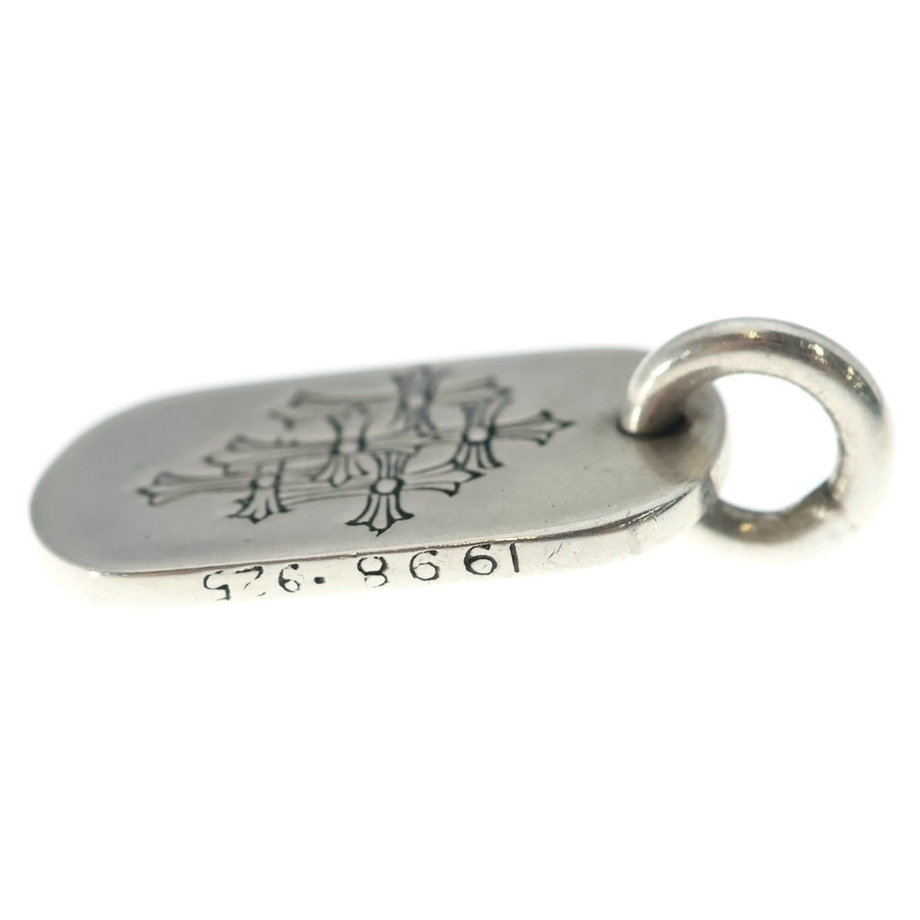 CHROME HEARTS(クロムハーツ) RAISED DOGTAG レイズドドッグタグ チャーム シルバーネックレストップ