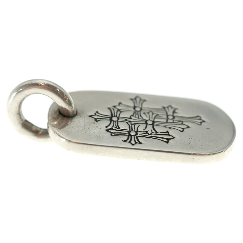 CHROME HEARTS(クロムハーツ) RAISED DOGTAG レイズドドッグタグ チャーム シルバーネックレストップ