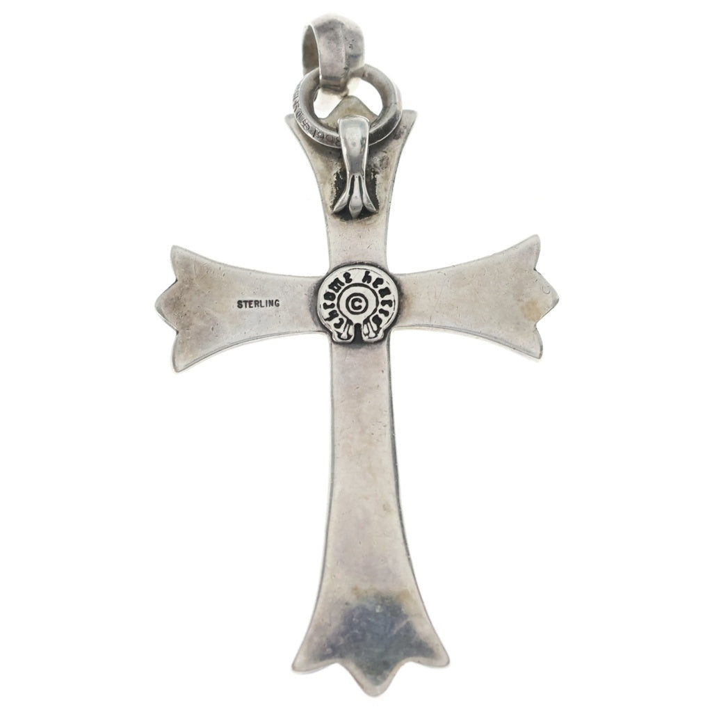 CHROME HEARTS(クロムハーツ) LG W BALE ラージCHクロス Wベイル ネックレストップ シルバー BCA393