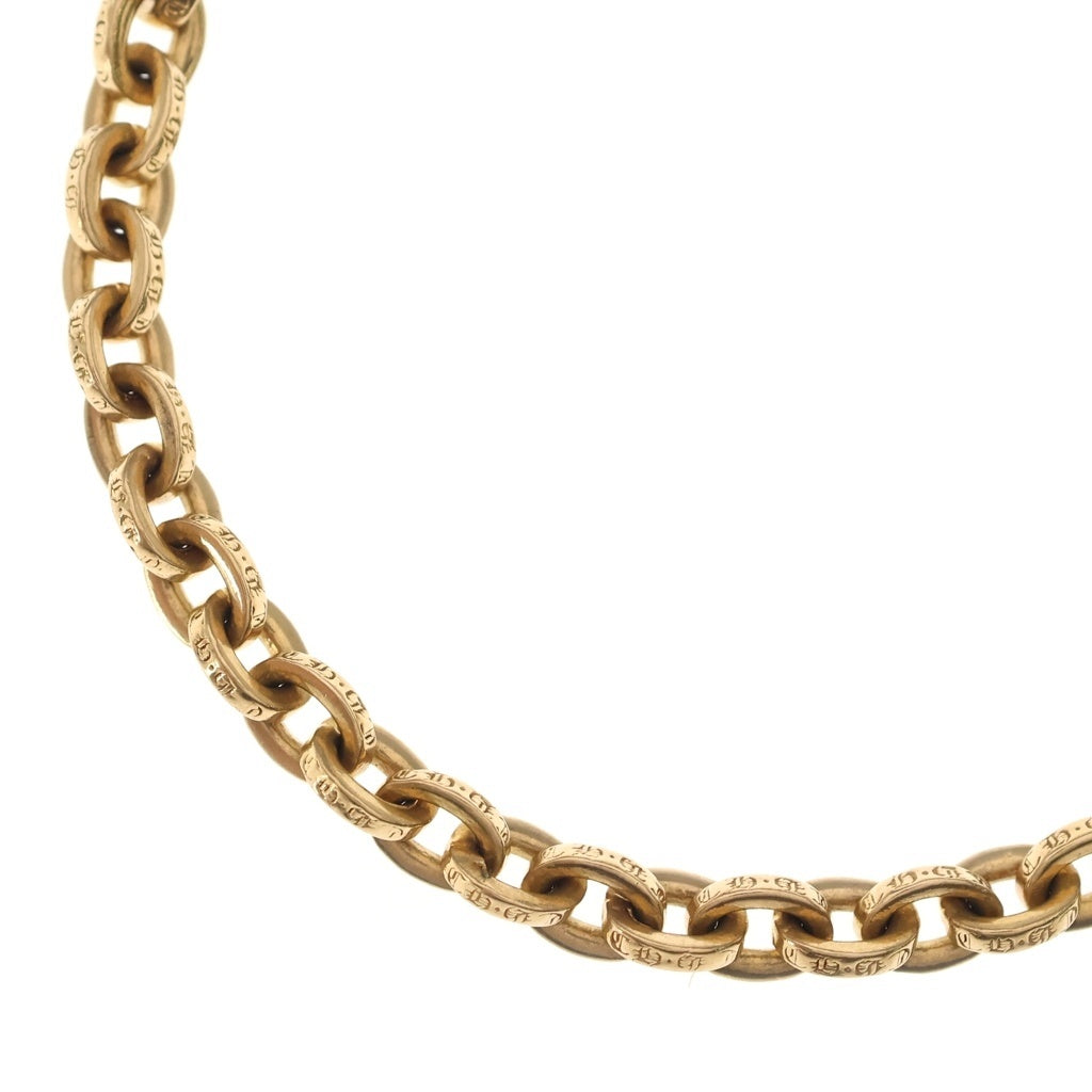 CHROME HEARTS(クロムハーツ) 22K PAPER CHAIN 20 ペーパーチェーン20inch ゴールドネックレス