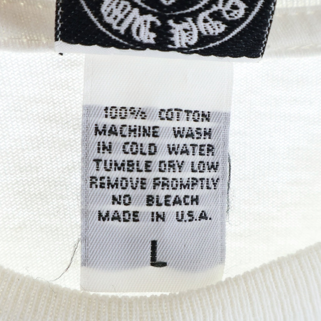 CHROME HEARTS(クロムハーツ) OLD L/S TEE オールド 袖CHクロス バックホースシュープリント 長袖Tシャツカットソー