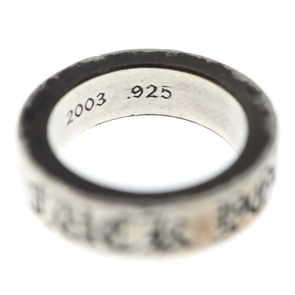 CHROME HEARTS(クロムハーツ) 6mm SPACER FUCK YOU 6mmスペーサーリング ファックユー シルバーBCA336