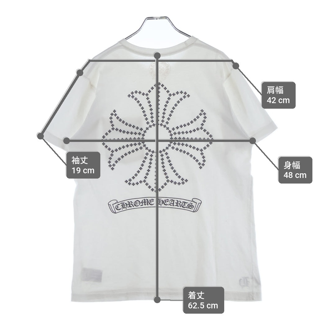 CHROME HEARTS(クロムハーツ) CH S/S TEE バックCHプラスプリント 半袖Tシャツカットソー