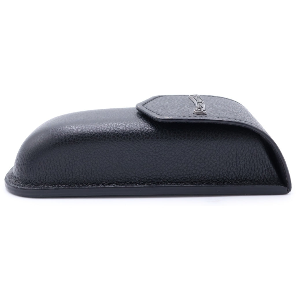 CHROME HEARTS(クロムハーツ) CASE スクロールラベル レザーメガネケース