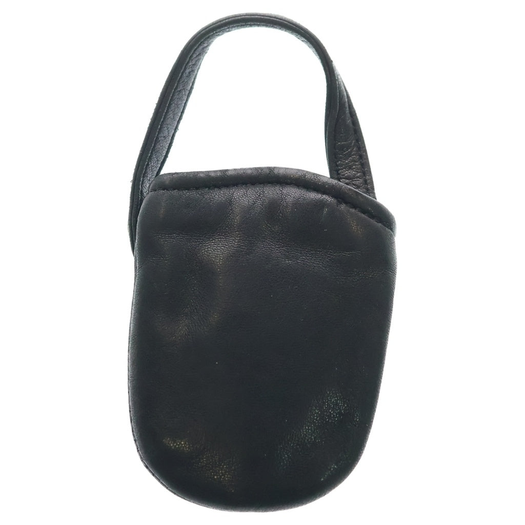 CHROME HEARTS(クロムハーツ) PHONE POUCH W/CH CROSS スモールCHクロス レザーフォンポーチ