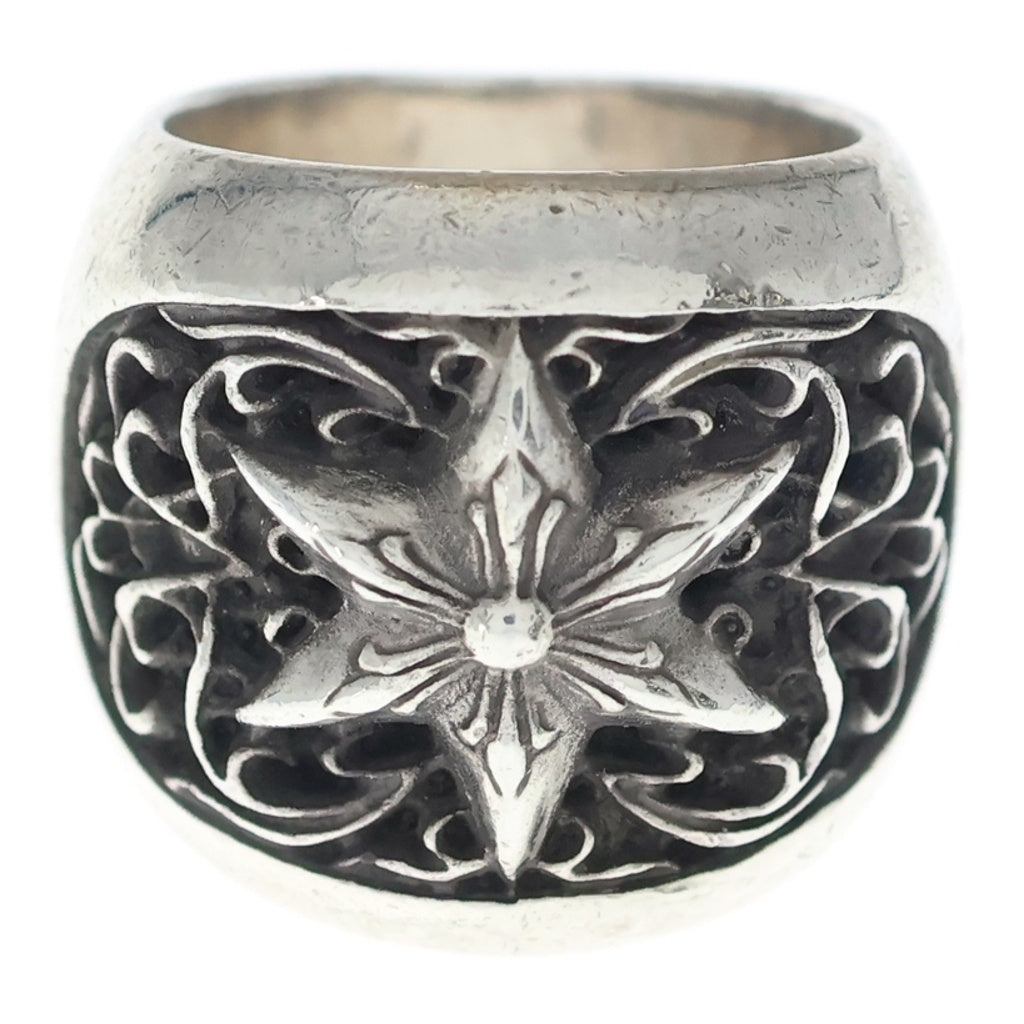 CHROME HEARTS(クロムハーツ) CLSSC OVAL STAR クラシックオーバルスター リング シルバー BCA341