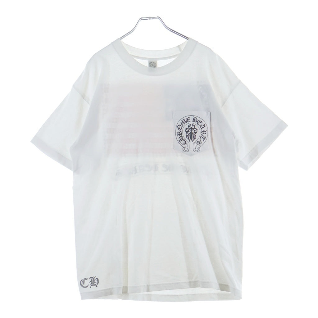 CHROME HEARTS(クロムハーツ) CH S/S TEE ヴァインダガーホースシュー アメリカンフラッグ 星条旗プリント半袖Tシャツカットソー