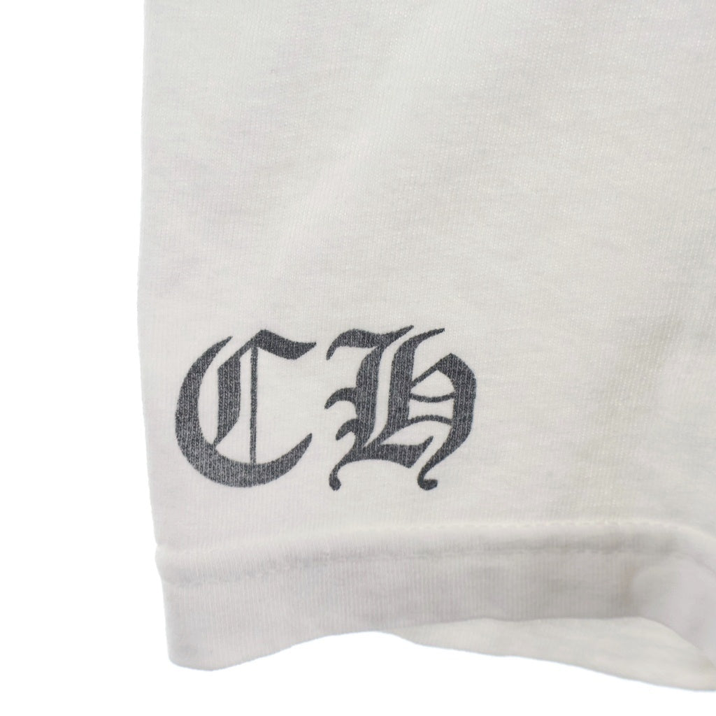 CHROME HEARTS(クロムハーツ) CH S/S TEE ヴァインダガーホースシュー アメリカンフラッグ 星条旗プリント半袖Tシャツカットソー