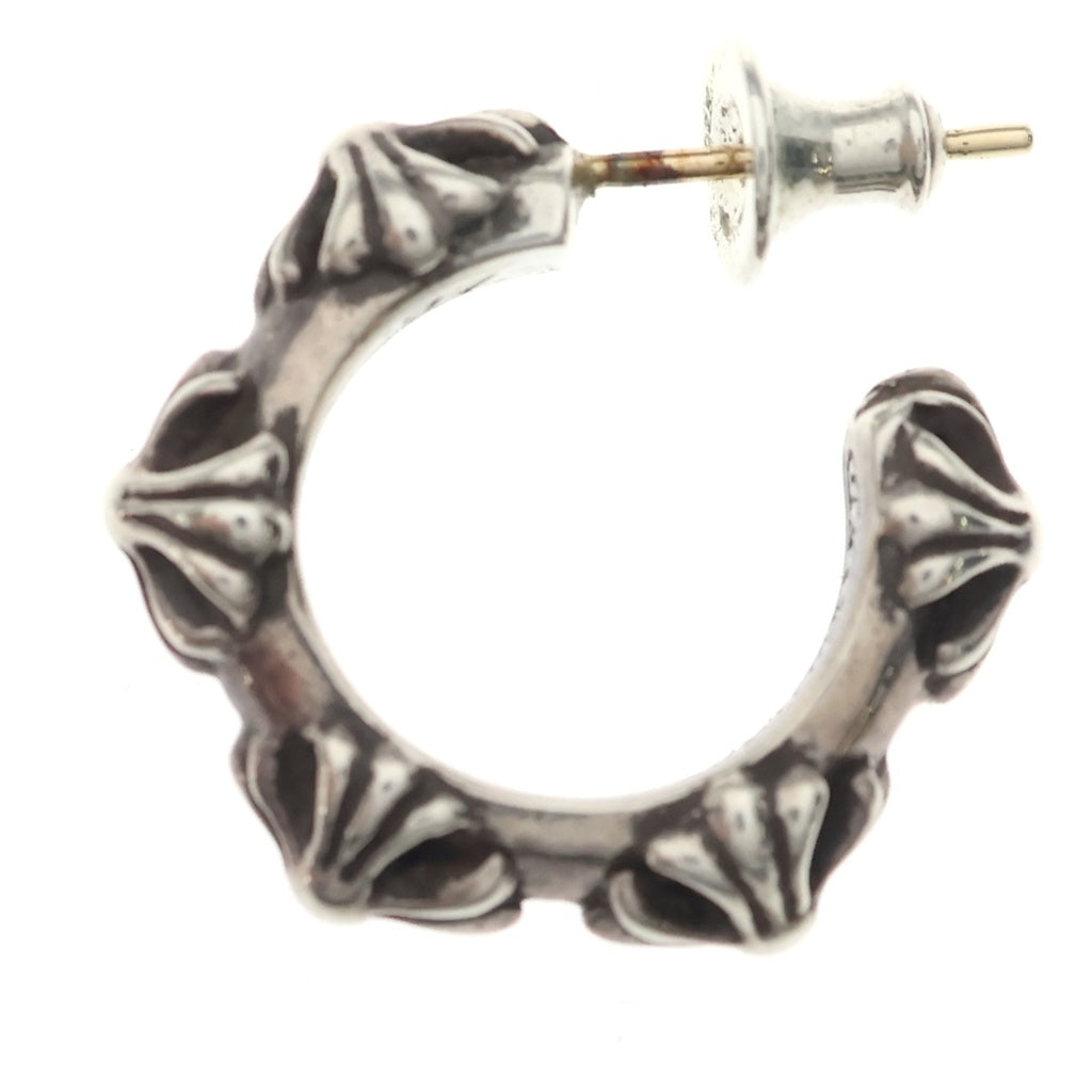 CHROME HEARTS(クロムハーツ) HOOP CROSS クロスバンド フープピアス シルバー BCA100