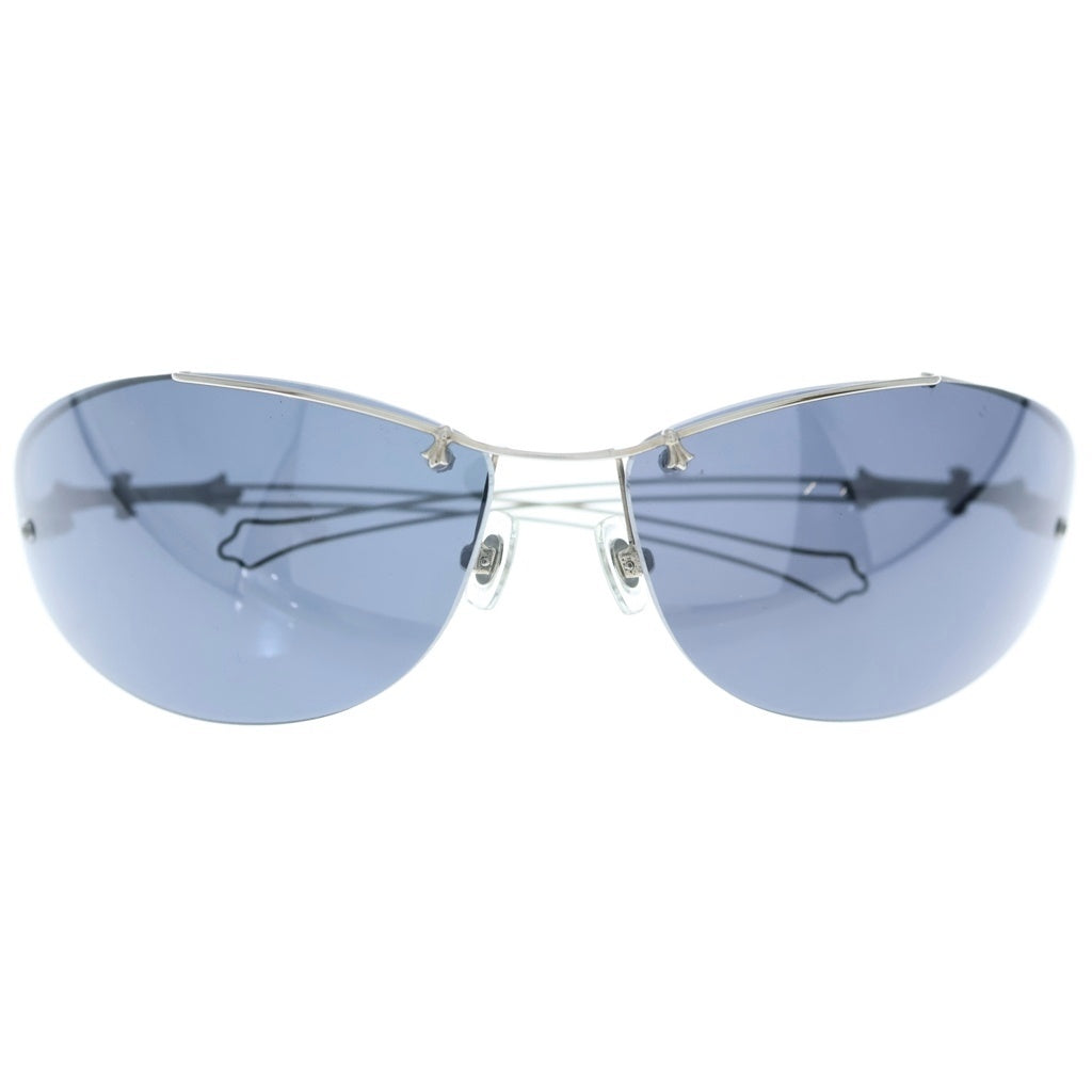 CHROME HEARTS(クロムハーツ) D.P.2 ドラッグ パイプ トップリム クロステンプル カラーレンズ サングラス メガネ 眼鏡 アイウェア ブラック/シルバー
