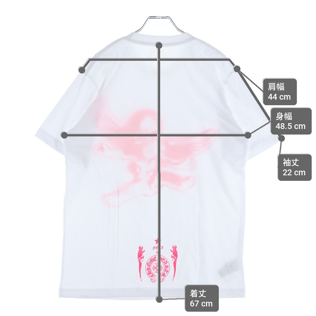 CHROME HEARTS(クロムハーツ) FOTI MISS LERLENE TEE フォティ ミスラーレン プリント半袖Tシャツ カットソー ホワイト/ピンク
