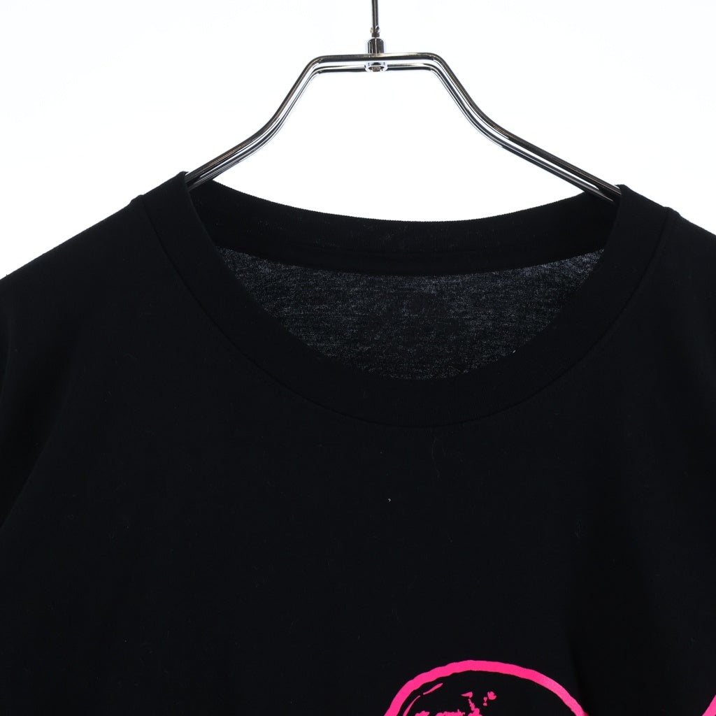 CHROME HEARTS(クロムハーツ) FOTI MISS LERLENE TEE フォティ ミスラーレン プリント長袖Tシャツ カットソー ブラック/ピンク