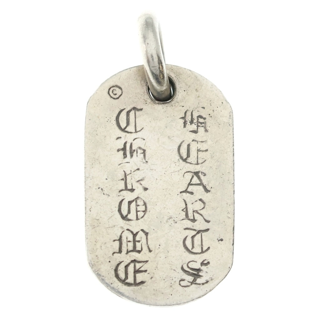 CHROME HEARTS(クロムハーツ) RAISED STAR DOGTAG NYC限定 レイズドスター ドッグタグ ペンダントトップ シルバー