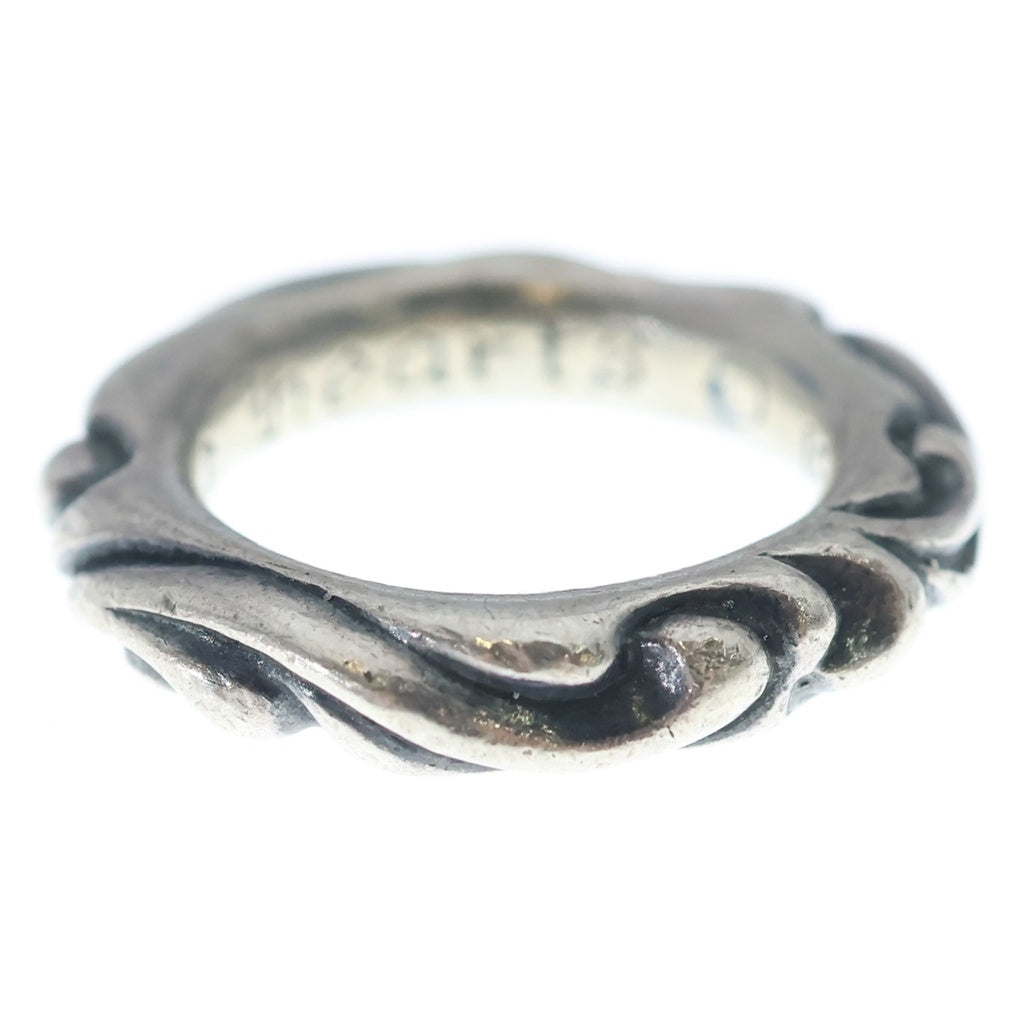 CHROME HEARTS(クロムハーツ) SCRL BAND スクロールバンド リング シルバー BCA351