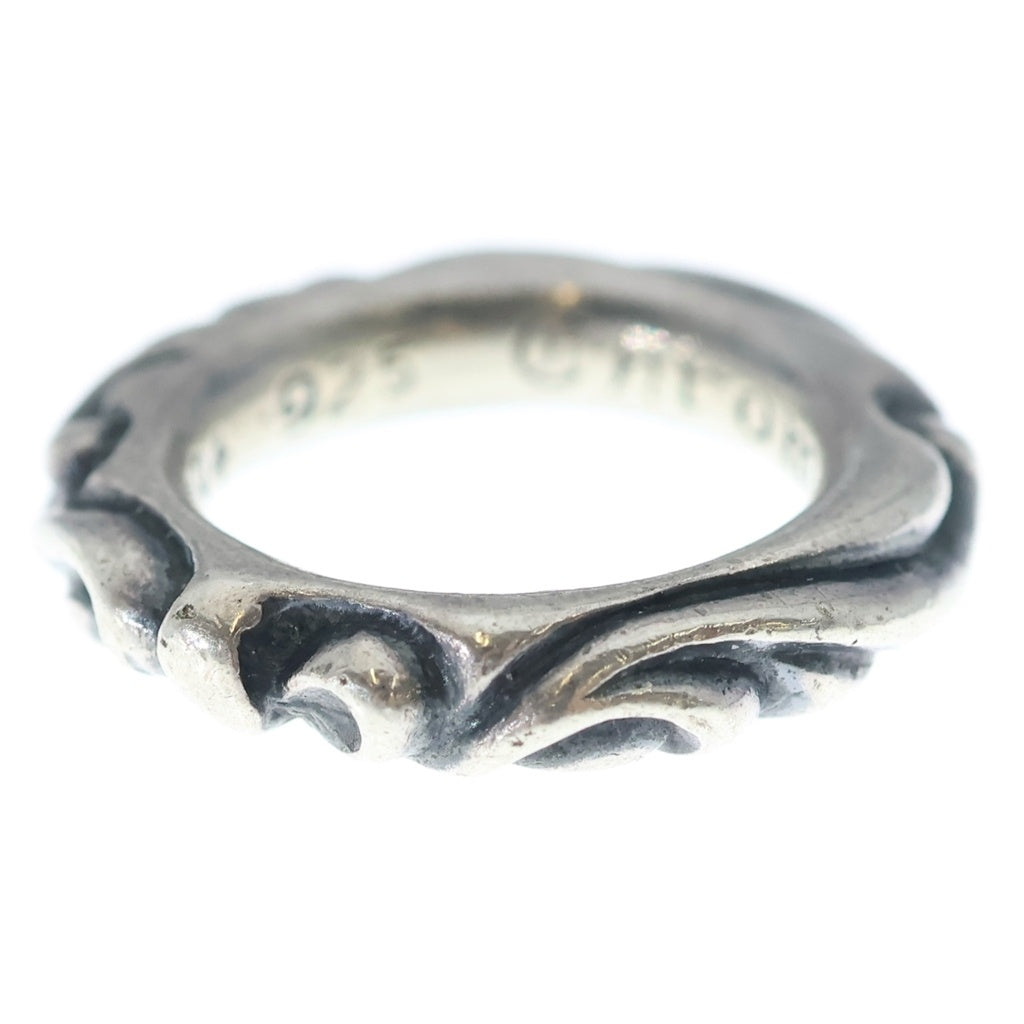 CHROME HEARTS(クロムハーツ) SCRL BAND スクロールバンド リング シルバー BCA351