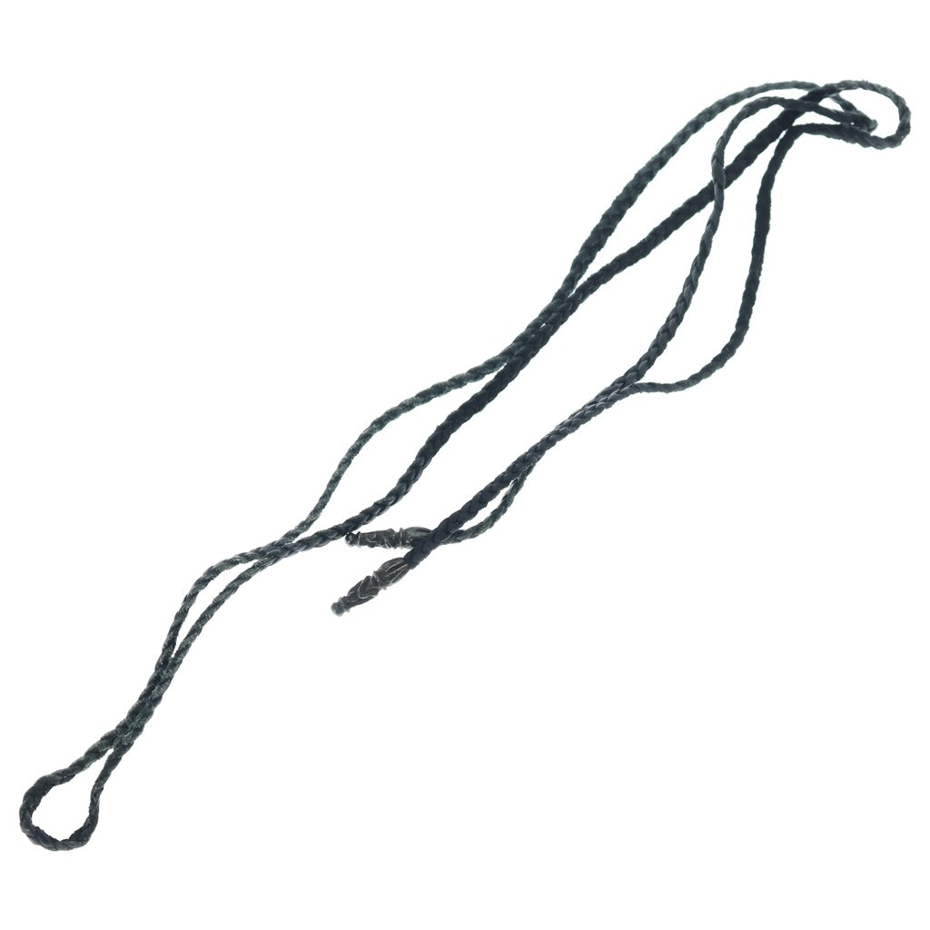 CHROME HEARTS(クロムハーツ) LEATHER BRAID スクロールレザーブレード シルバーネックレス