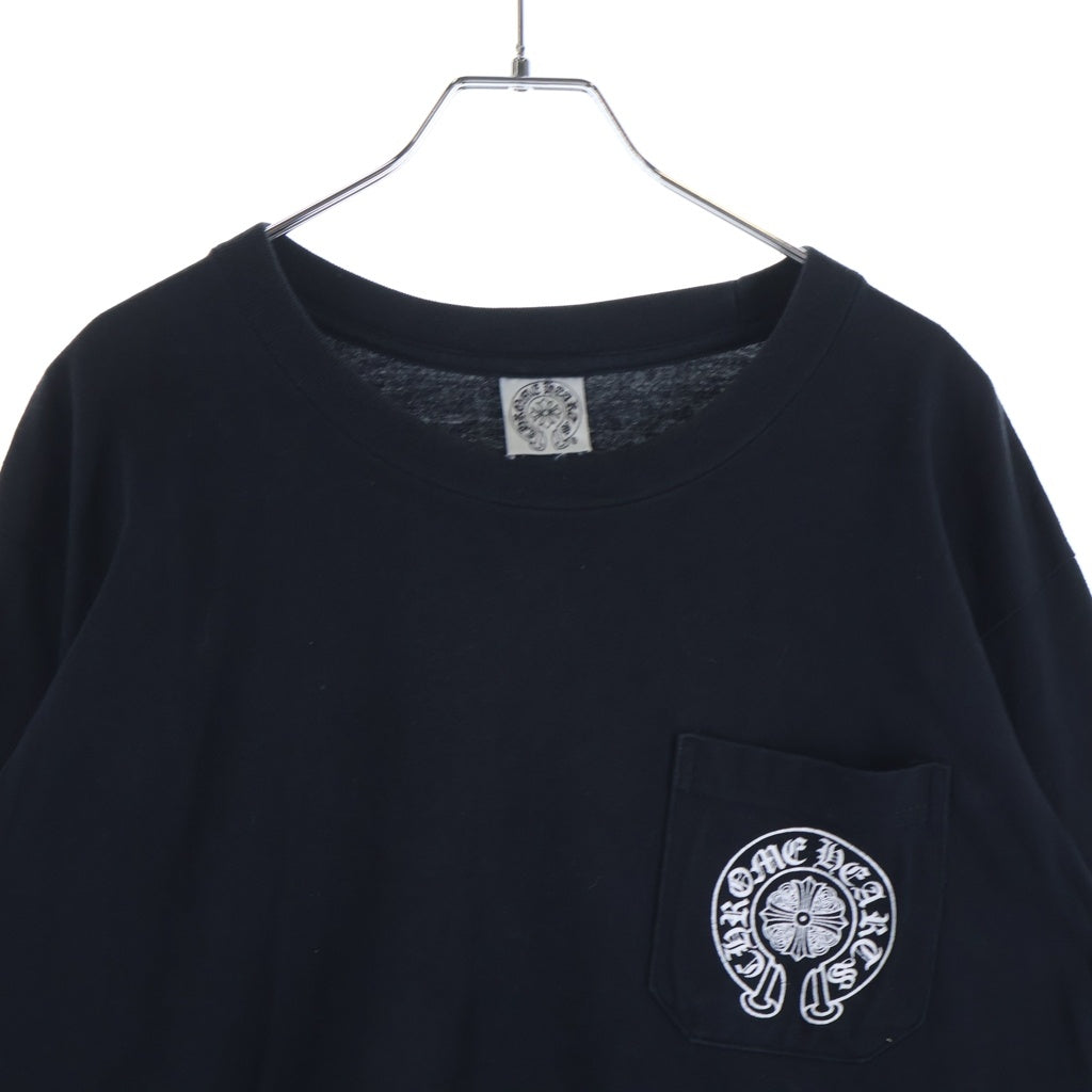 CHROME HEARTS(クロムハーツ) OLD オールド袖フローラル ホースシュープリント 長袖Tシャツカットソー