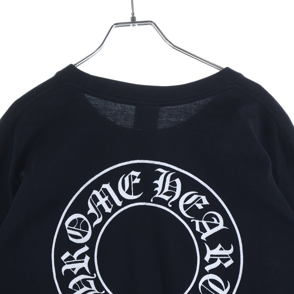 CHROME HEARTS(クロムハーツ) OLD オールド袖フローラル ホースシュープリント 長袖Tシャツカットソー