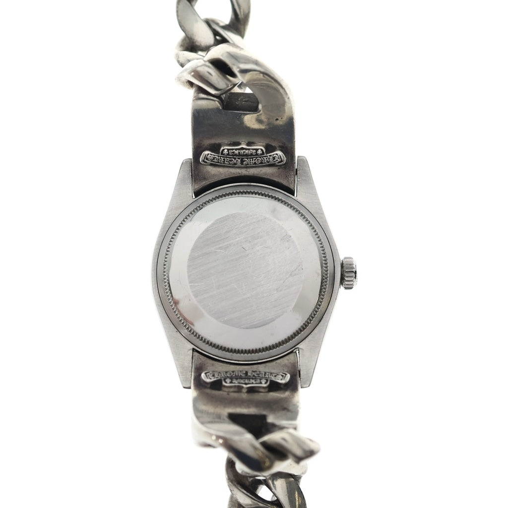 CHROME HEARTS(クロムハーツ) ×ROLEX 1500 オイスターパーペチュアルデイト PAVEダイヤ スターモチーフウォッチバンド 腕時計