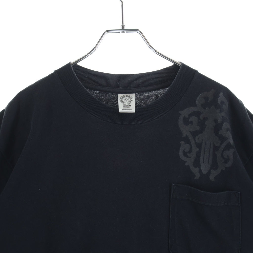 CHROME HEARTS(クロムハーツ) OLD S/S TEE オールド バックセメタリークロスプリント 半袖Tシャツカットソー