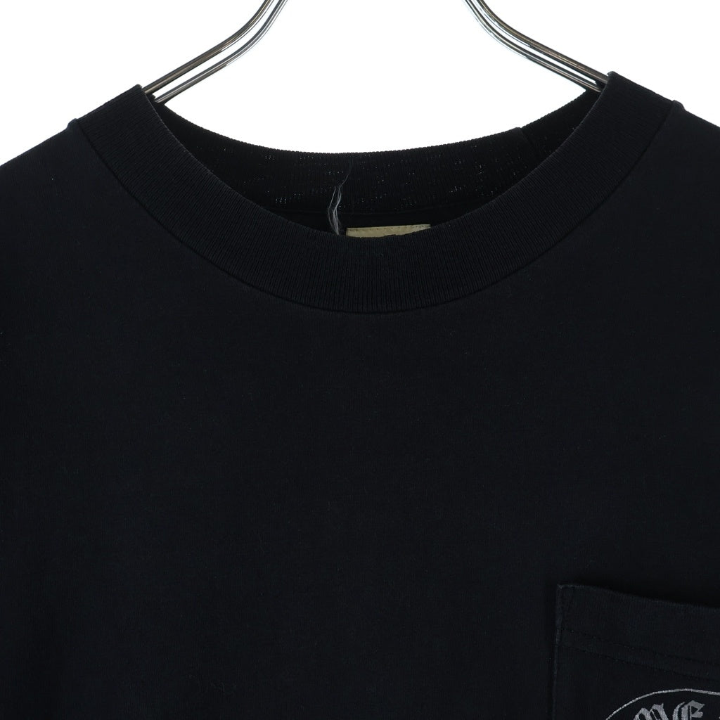 CHROME HEARTS(クロムハーツ) OLD S/S TEE オールド バックセメタリークロス ホースシュー胸ポケットプリント 半袖シャツカットソー