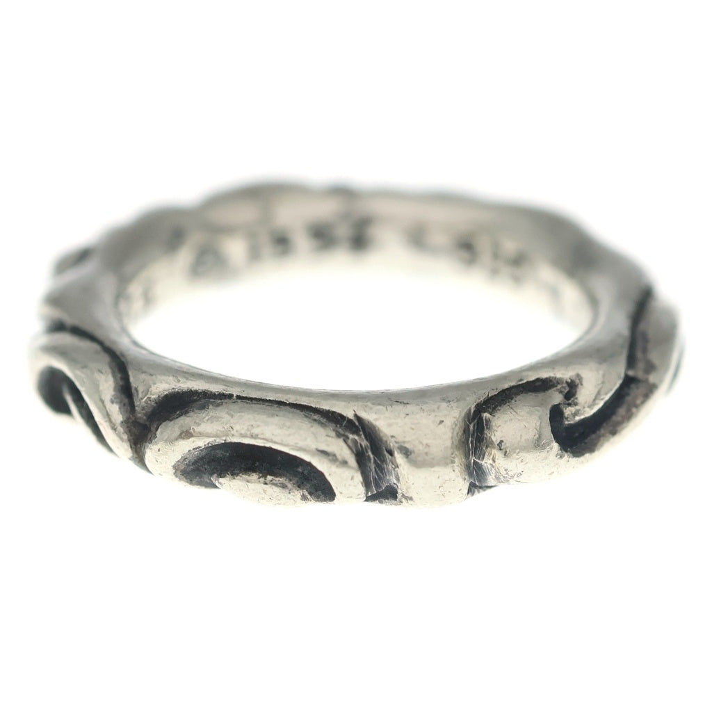 CHROME HEARTS(クロムハーツ) SCRL BAND スクロールバンド リング シルバー BCA351
