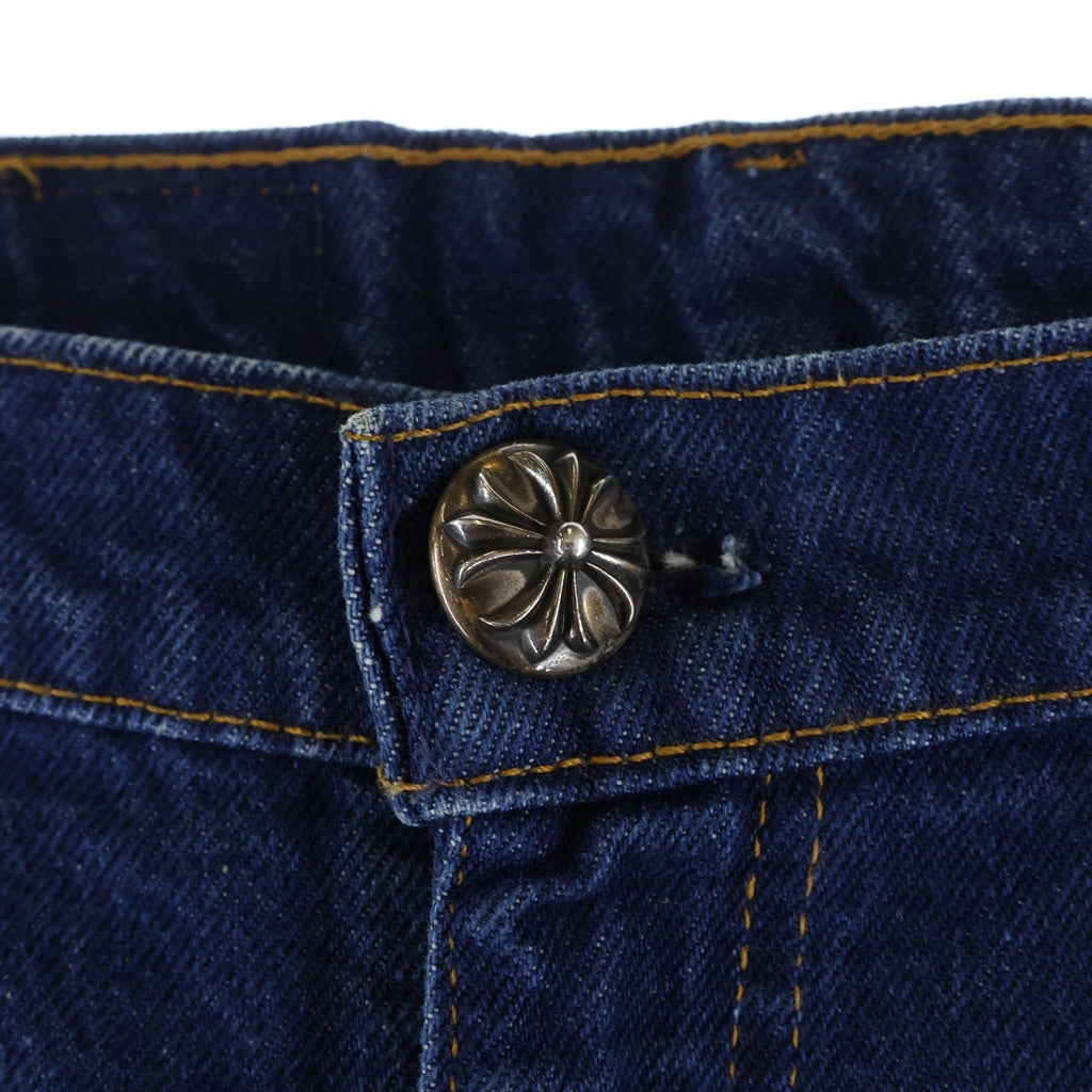 CHROME HEARTS(クロムハーツ) U VNTG JEAN BLU ORNG TAB クロスパッチウォッシュド517デニムパンツ