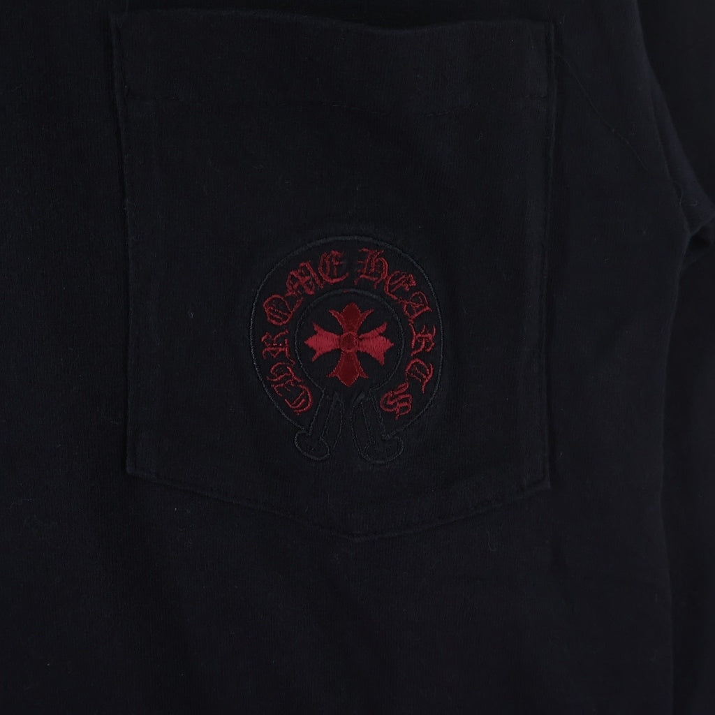 CHROME HEARTS(クロムハーツ) OLD L/S TEE オールド CHプラス刺繍プリント 長袖Tシャツカットソー