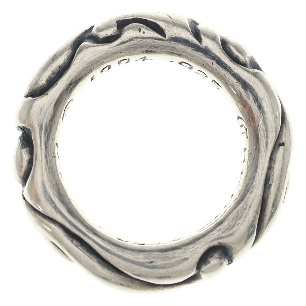 CHROME HEARTS(クロムハーツ) SCRL BAND スクロールバンド リング シルバー BCA351