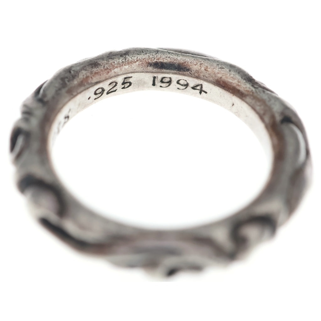 CHROME HEARTS(クロムハーツ) SCRL BAND スクロールバンド リング シルバー BCA351