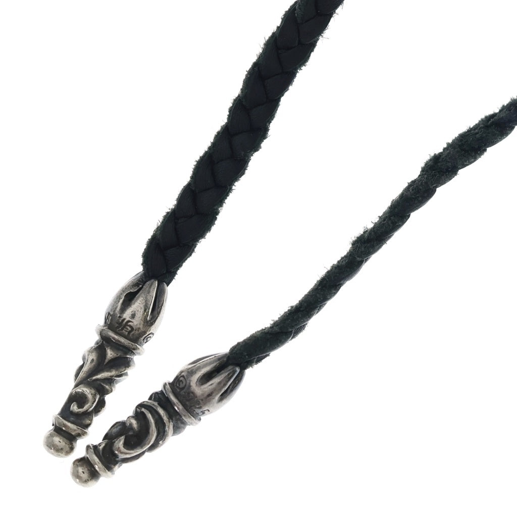 CHROME HEARTS(クロムハーツ) LEATHER BRAID スクロールレザーブレード 