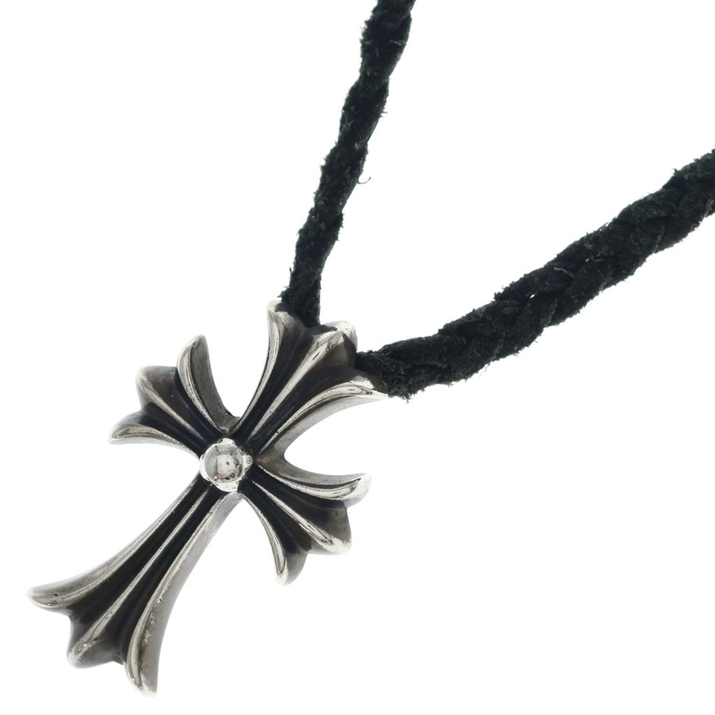 CHROME HEARTS(クロムハーツ) CH CRS SMLスモールCHクロス BC ボロチップブレイド ネックレス シルバー BCA220
