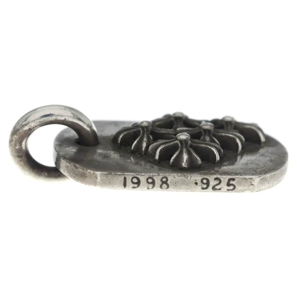 CHROME HEARTS(クロムハーツ) RAISED DOGTAG レイズドドッグタグ チャーム ネックレストップ シルバー