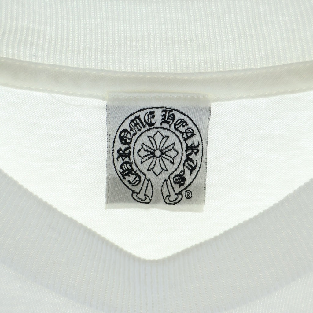 CHROME HEARTS(クロムハーツ) OLD L/S TEE NYC限定 セメタリークロス バックスクロールラベルプリント 長袖Tシャツカットソー